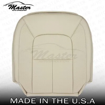 Replacement Fits 2008 - 2016 Volvo S80 Driver Bottom Perforated Beige Seat Cover • $166.72