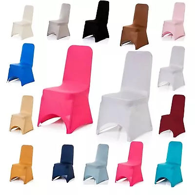 Dining Room Chair Covers Slip Removable Stretch SEAT Cover Wedding Party Decor • £259.99