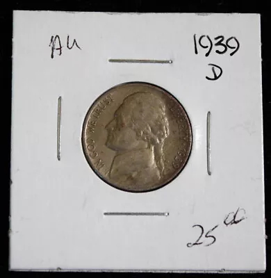 1939-D  Jefferson Nickel   AU   Nice Coin! • $20