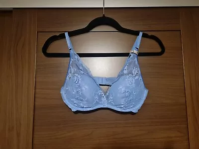 Intimissimi Push Up Bra 34c/75C Bright Blue Used Twice Amazing Condition.  • £11.50