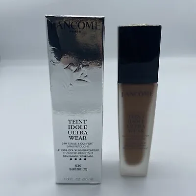 Lancome Teint Idole Ultra 24H L-Wear Matte Foundation 530 Suede C PRIOR FORMULA • $20