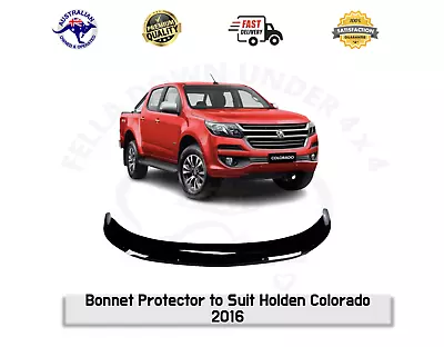 Bonnet Protector Hood Guard Bug Deflector To Suit HOLDEN COLORADO 2016-2020 • $92.99