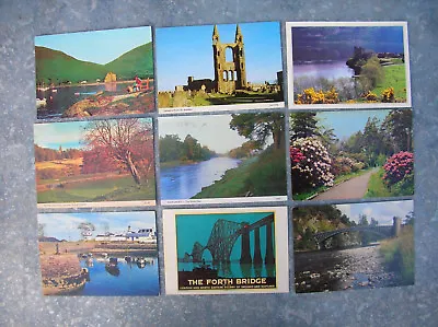 £2.29 • Buy 9 Old Scottish (Scotland) Postcards - Lochranza, Cromarty, St. Andrews, Inverewe