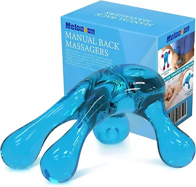 For Therapeutic Cane Manual Massager Muscle Trigger Point Tool Blue • $9.36