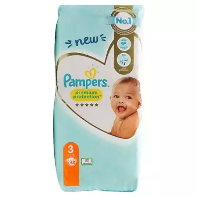 Pack Of 48 Pampers Premium Protection Nappies Size 3 6-10kg • $27.95
