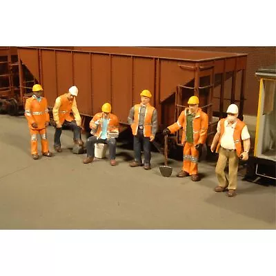 Bachmann 33156 O-Scale Maintenance Workers Figure Set (6) • $14.16