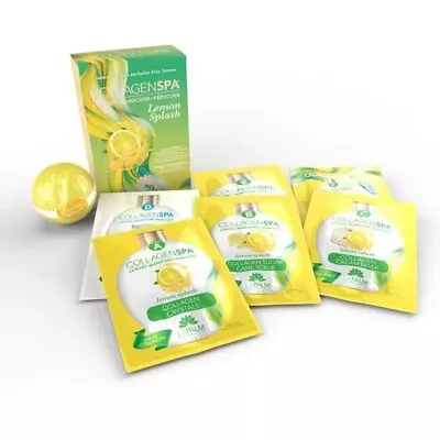 Lapalm Collagen Spa Manicure Pedicure Kit With Bubble - Lemon Splash • $13.95