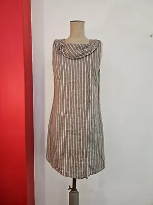 Made In Italy Lina Tomei Linen Dress Size S • $59