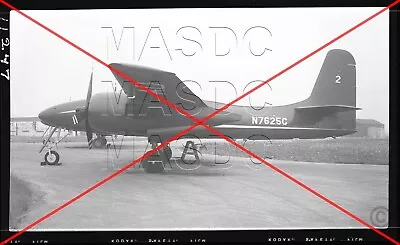 R58 ORIGINAL B&W 616 Aircraft Negative - F7F Tigercat N7625C (BuNo 80536) 1950s • $8.99