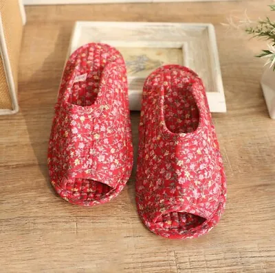 $11.95 • Buy NEW Light Quilted House Slippers  Korean Style  Indoor Shoes- Stocking Stuffers
