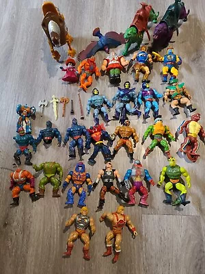 Lot Of 25 Vintage 1980s Mattel He-Man Masters Of The Universe Action Figures  • $200