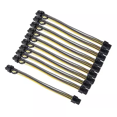 £9.42 • Buy Computer Pcie 6 Pin To 8 Pin Gpu Power Cable 10Pcs