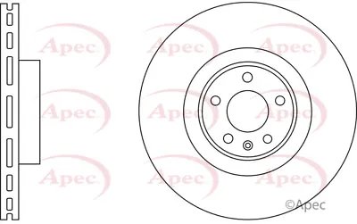 Brake Disc Single Vented Front 356mm DSK3205 Apec 4G0615301AC 4G0615301C Quality • $81.34
