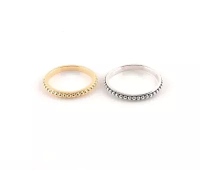 Sterling Silver Textured Band Ring - Free Gift Packaging • $13.90