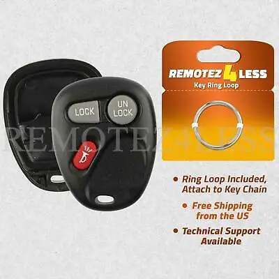 Keyless Remote Key Fob Shell Case Housing For Silverado Sierra Tahoe 15042968 • $5.95