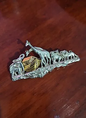 The Vatican Library Noah's Arc Pin Religious Pin Noah's Arc Animal Pin • $10