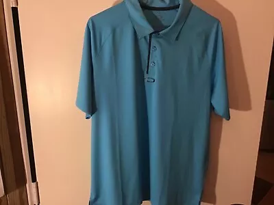 NWOT Men’s Size L Oakley Golf Polo Shir-HALF OFF RETAIL $65 • $17.99