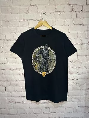 Marvel Black Panther T Shirt Graphic Print 100% Cotton Size Medium • £9.99