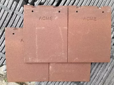 Marley Eternit New Acme Clay Eave Roof Tiles Brown Sandfaced Per 100 Tiles • £60