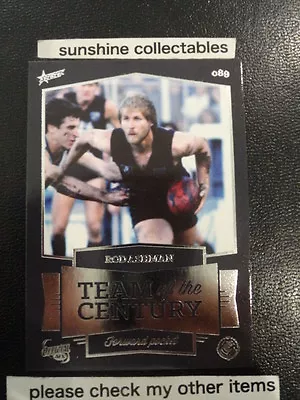 2014 Carlton Hall Of Fame Team Of The Century Card No 089 Rod Ashman • $5