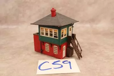 C59b Vintage Ho Scale Railroad Train Yard Station Switch Tower Building • $12.99