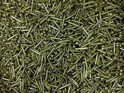£2.80 • Buy 3/32  Dia Brass Rivets 3/4  Long. QTY 50 Round Head