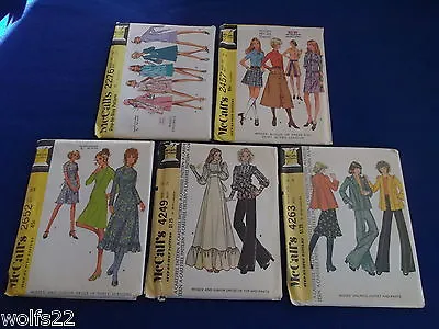 McCall's Patterns (W) ~ All Patterns Are Size 16 * * * * * * * * * Listing 7973 • $11.99