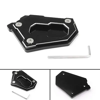 $16.04 • Buy Blk Kickstand Side Stand Enlarge Pad Extension Plate For BMW R1200GS ADV AR