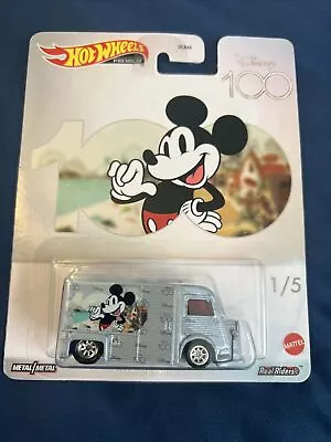 2023 Hot Wheels Premium Disney 100 Mickey Mouse Citroen Type H Metal Diecast 1/5 • $11.90