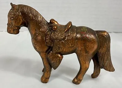 $14.96 • Buy Vintage Carnival Horse Mini Figurine Copper Bronze Metal 3.25  X 4.5 