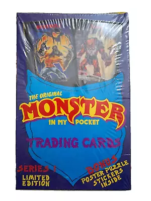 1991 The Original Monster In My Pocket Series 1 Trading Card Sealed Box 36 Packs • $69.99