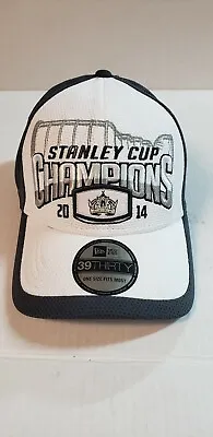 LA Kings NHL Hockey Stanley Cup Champions 2014 New Era Cap Hat 39/30 One Size • $12.29