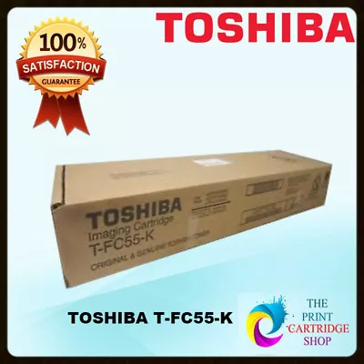 Genuine Toshiba T-FC55-K Black Toner Cartridge E-STUDIO 5520ct 6520ct 6530ct • $129.14