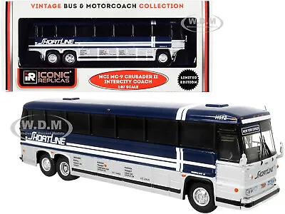 1980 Mci Mc-9 Crusader Ii Bus  New York Express  1/87 By Iconic Replicas 87-0328 • $42.95