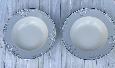 Set Of 2 MIKASA South Hampton Blue- DY903 Soup Bowls • $18