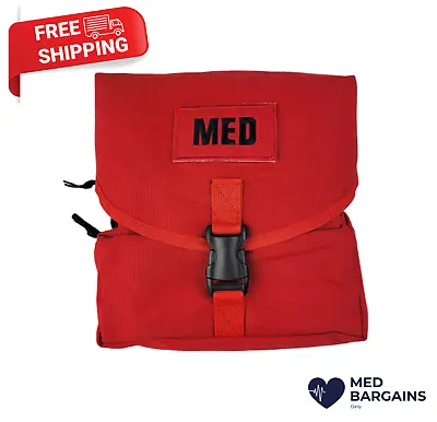 Elite First Aid Military Style M3 MOLLE Compatible Rescue Field Bag - Red • $27.95