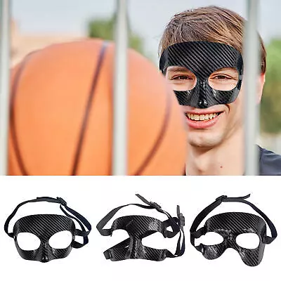 Sports Face Mask Nose Guard Face Guard For Broken Nose For Football Soccer Baske • £7.53