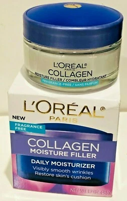$14.99 • Buy L'Oreal Collagen Moisture Filler 24H Cream RESTORE SKIN'S CUSHION FRAGRANCE FREE
