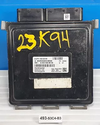 12-15 Mercedes W204 C250 CGI 1.8L Engine Control Unit ECU A2711500391 |493s3c4b3 • $223