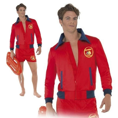 £49.49 • Buy Baywatch Lifeguard Sea Adult Mens Film TV Fancy Dress Costume Outfit