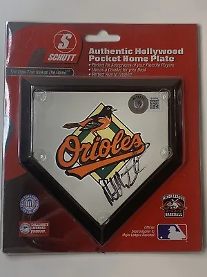 Matt Wieters Signed Baltimore Orioles Logo Mini Home Plate COA Beckett • $69.99