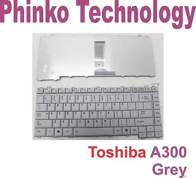 BRAND NEW Keyboard For Toshiba Satellite A200 A300 L300 L510 US Layout Grey • $45
