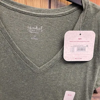 Isabel Maternity Green Top XS NWT • $10