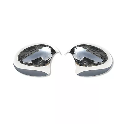 Side Mirror Cover Caps Fits Mini Cooper Countryman F60 2017-2024 Steel Silver 2x • $79.99
