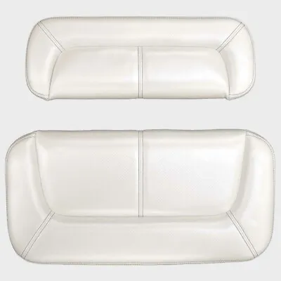 Blue Wave Boat Console Seat Cushions 1BBW1003A | VLC Pearl White • $373.30