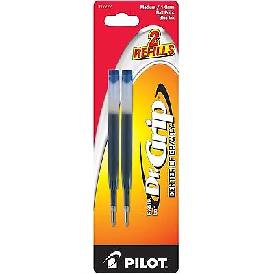 77272 Pilot Dr. Grip Center Of Gravity Pen Refill Medium Blue 1 Pack Of 2 • $8.24