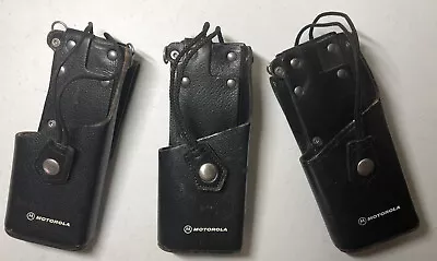 Motorola Saber I II III And Astro Saber Leather Holsters LAPD Surplus Lot #3 • $59.99