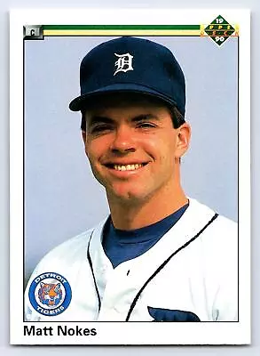 1990 Upper Deck #226 Matt Nokes Detroit Tigers BASEBALL Card • $2.99