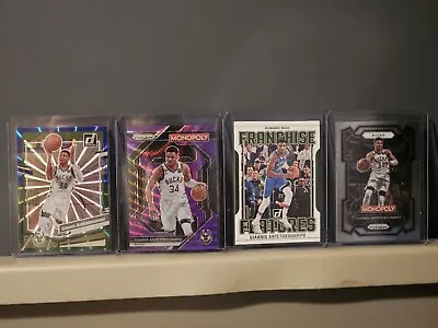 2023-24 Giannis Antetokounmpo Lot Of (4). Green/Blue Laser 35/35Purple Monopoly • $15.99