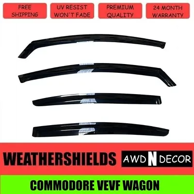 Weathershields Weather Shields For Holden Commodore VE VF WAGON Window Visors • $54.99